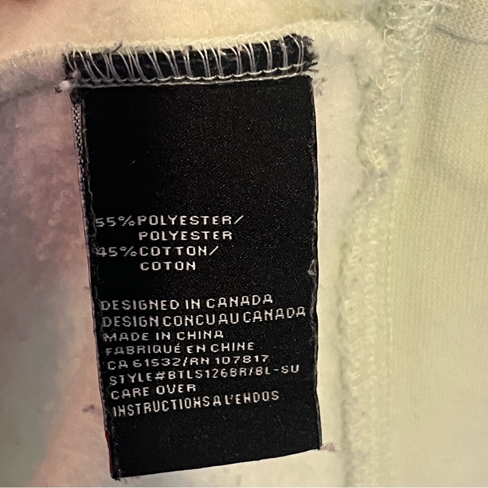 BRUNETTE the Label “BLONDE” Hoodie – S/M – Light Mint Green - Picture 5 of 8